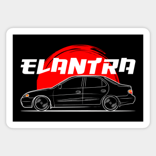 The 2000 MK2 Elantra Racing Sticker